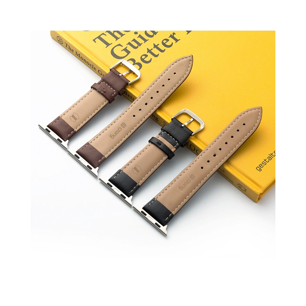 Pasek Crong Noble Band Apple Watch 4/5/6/7/SE/8/9/Ultra 44/45/49mm (Mokka)