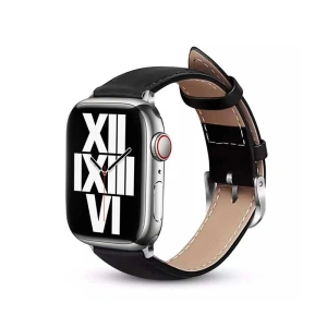 Kup Crong Noble Band Apple Watch 4/5/6/7/SE/8/9/Ultra 44/45/49mm (Schwarz Noir) - CRG498 - {ean13} - Sklep Home Screen