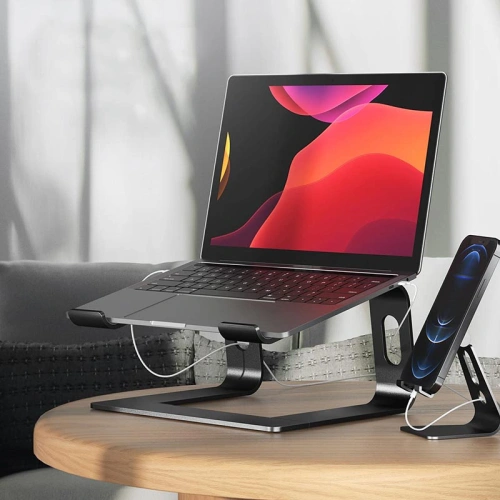 Kup Podstawka pod laptopa aluminiowa Crong AluBench (negru) - CRG499 - {ean13} - Sklep Home Screen