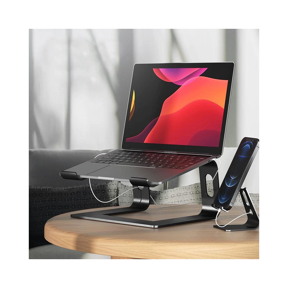 Podstawka pod laptopa aluminiowa Crong AluBench (czarny)