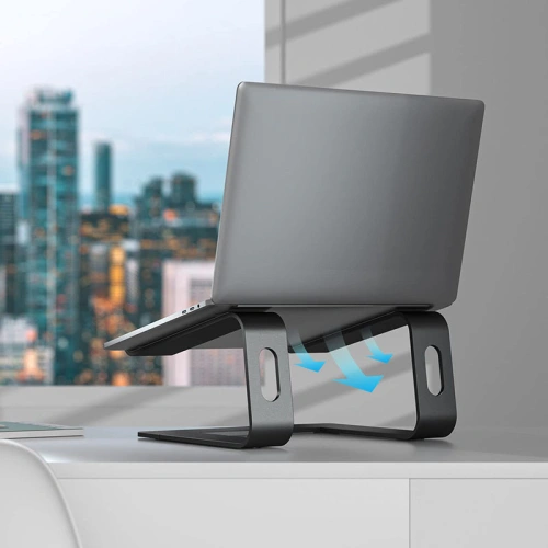 Kup Podstawka pod laptopa aluminiowa Crong AluBench (negru) - CRG499 - {ean13} - Sklep Home Screen