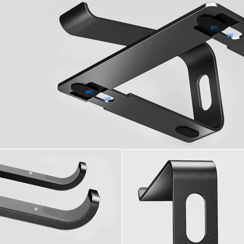 Kup Podstawka pod laptopa aluminiowa Crong AluBench (negru) - CRG499 - {ean13} - Sklep Home Screen