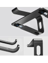 Kup Podstawka pod laptopa aluminiowa Crong AluBench (czarny) - CRG499 - {ean13} - Sklep Home Screen
