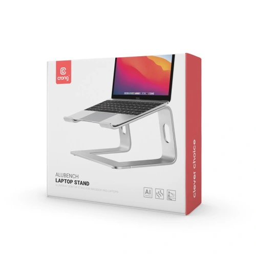 Kup Podstawka pod laptopa aluminiowa Crong AluBench (grafit) - CRG500 - {ean13} - Sklep Home Screen