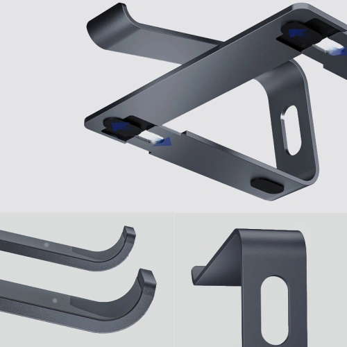 Kup Podstawka pod laptopa aluminiowa Crong AluBench (grafit) - CRG500 - {ean13} - Sklep Home Screen