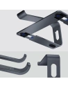 Kup Podstawka pod laptopa aluminiowa Crong AluBench (grafit) - CRG500 - {ean13} - Sklep Home Screen