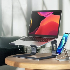 Kup Podstawka pod laptopa aluminiowa Crong AluBench (grafit) - CRG500 - {ean13} - Sklep Home Screen