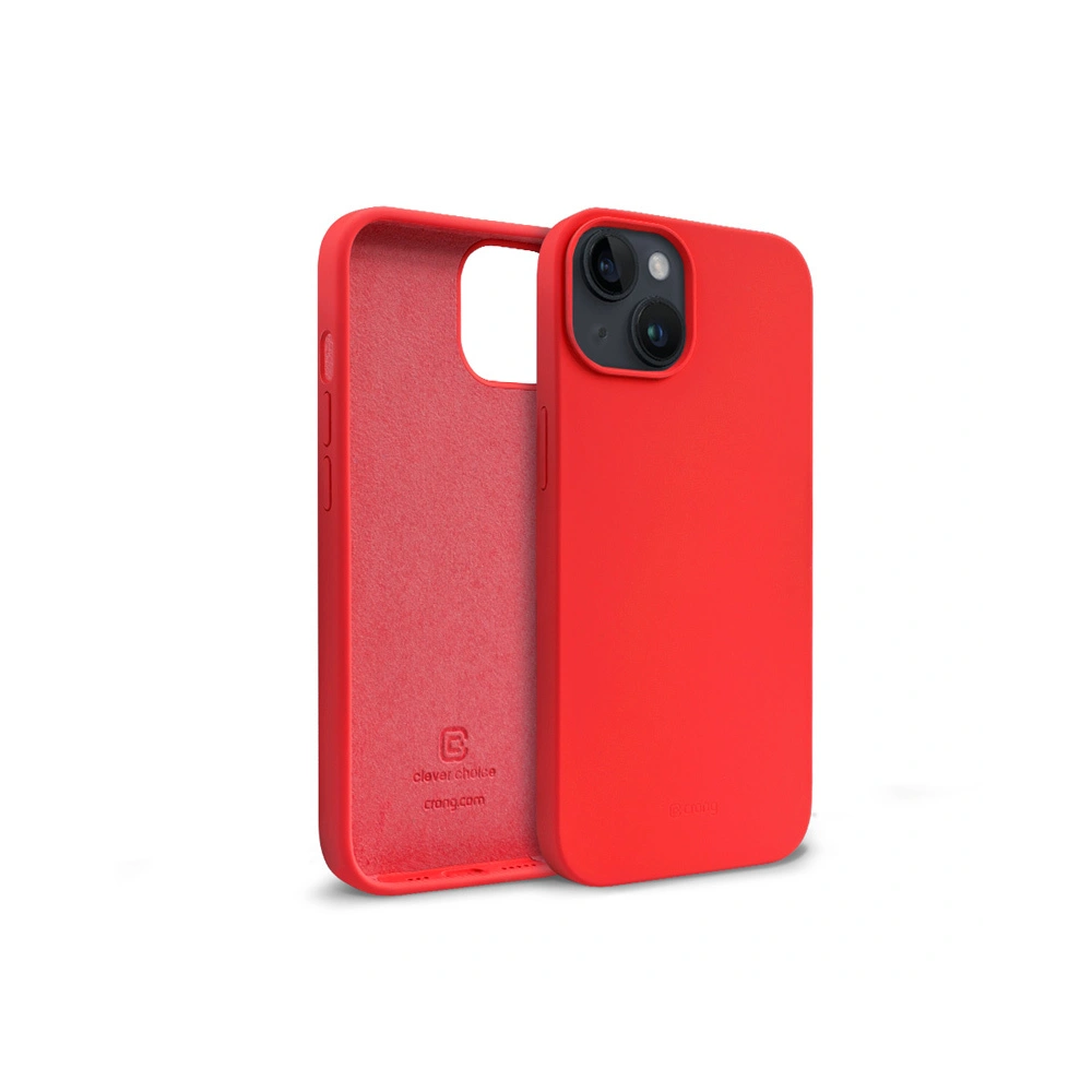 Etui Crong Color Cover Apple iPhone 14 Plus / 15 Plus (czerwony)