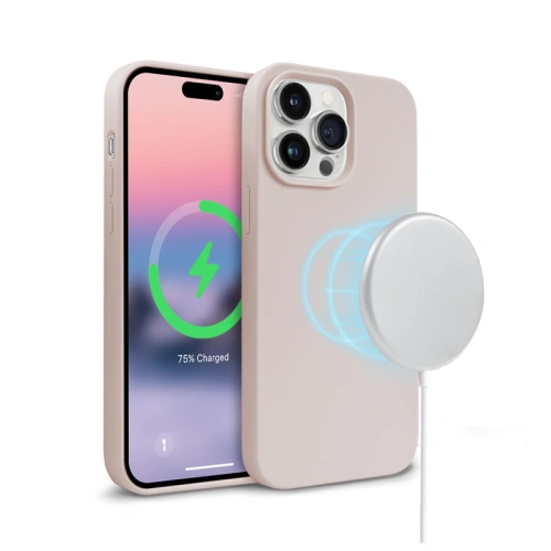 Kup Etui Crong Color Cover Magnetic MagSafe Apple iPhone 14 Pro (piaskowy róż) - CRG534 - {ean13} - Sklep Home Screen