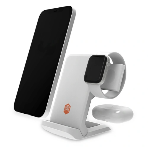 Buy STM ChargeTree Go 3in1 to Apple iPhone, AirPods & Watch (white) - STM35 - {ean13} - Home Screen Store Europe