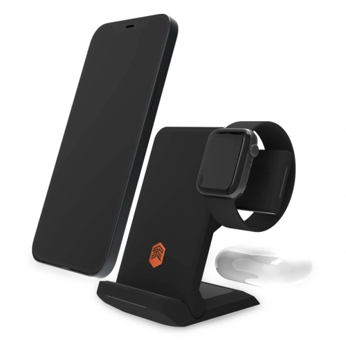 Buy STM ChargeTree Go 3in1 to Apple iPhone, AirPods & Watch (black) - STM36 - {ean13} - Home Screen Store Europe