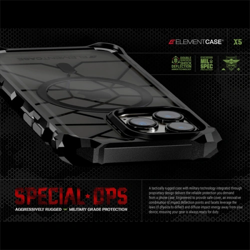 Kup Etui Element Case Special Ops X5 Apple iPhone 14 Pro Max (Čiré/Černé) - ELC8 - {ean13} - Sklep Home Screen