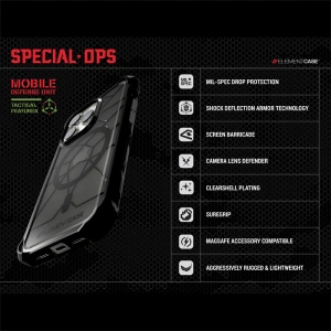 Kup Etui Element Case Special Ops X5 MagSafe Apple iPhone 14 Pro (Füst/Fekete) - ELC10 - {ean13} - Sklep Home Screen