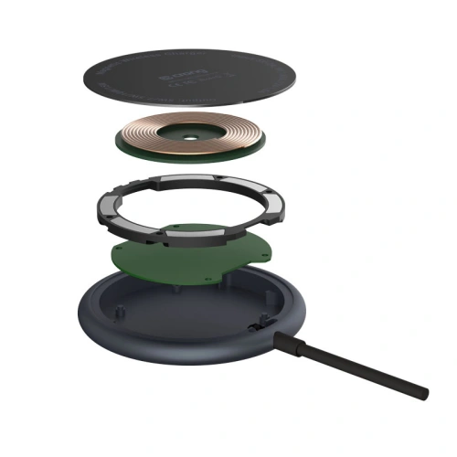 Kup Ładowarka bezprzewodowa MagSafe Crong MagSpot Wireless Charger 15W (Graphite) - CRG541 - {ean13} - Sklep Home Screen
