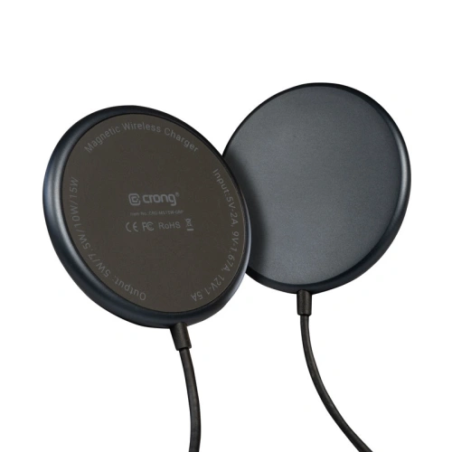 Kup Încărcător wireless MagSafe Crong MagSpot Wireless Charger 15W (Grafit) - CRG541 - {ean13} - Sklep Home Screen