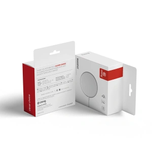 Kup Încărcător wireless MagSafe Crong MagSpot Wireless Charger 15W (Alb Argintiu) - CRG542 - {ean13} - Sklep Home Screen