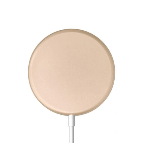 Kup MagSafe vezeték nélküli töltő Crong MagSpot Wireless Charger 15W (Arany) - CRG543 - {ean13} - Sklep Home Screen