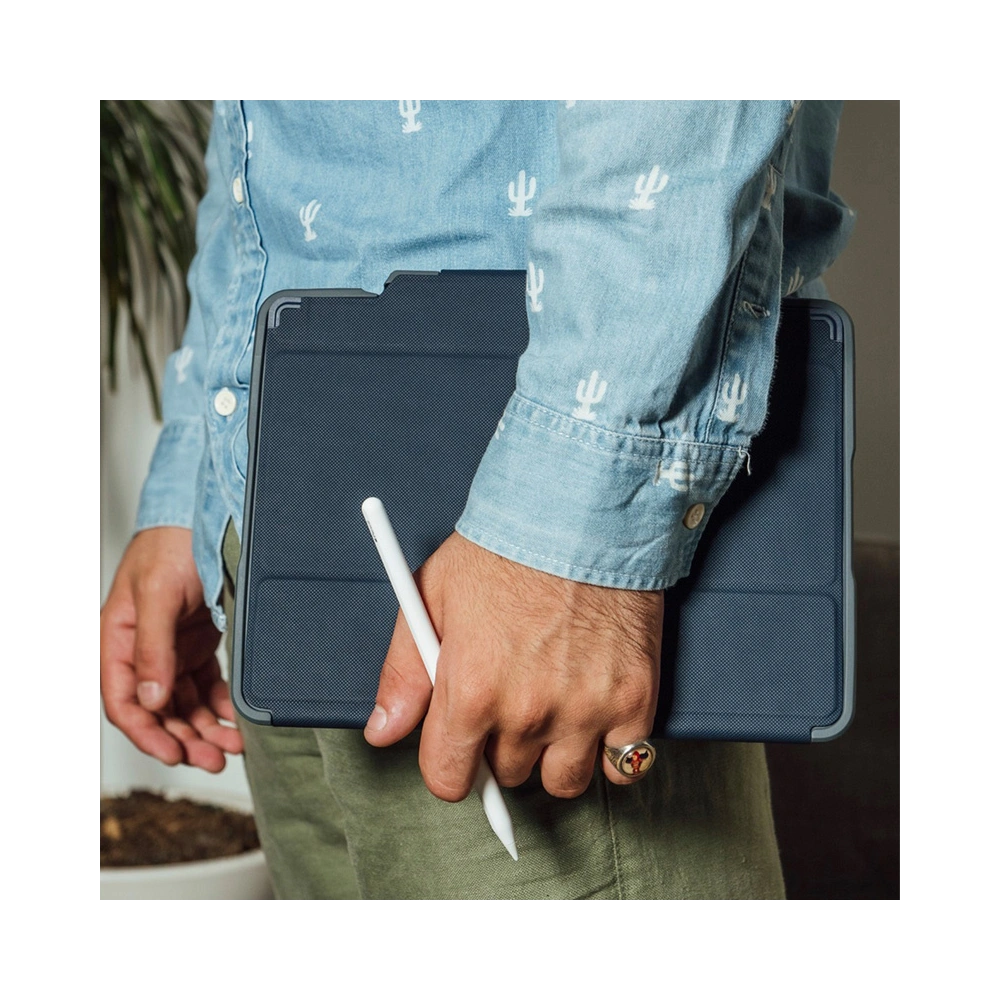 Etui STM Dux Plus Apple iPad 10.9 2022 (10. generacji) MIL-STD-810G Pencil charger (Red)