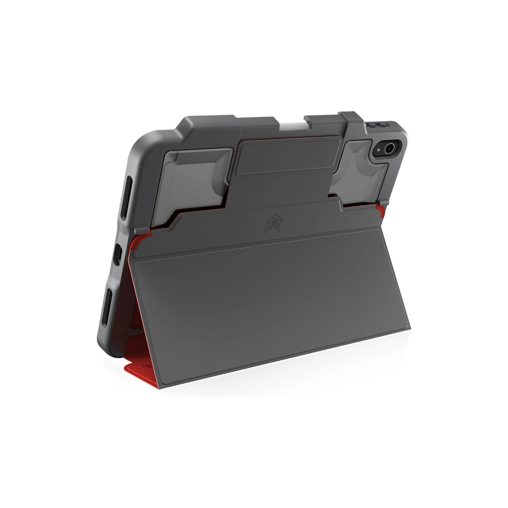 Etui STM Dux Plus Apple iPad 10.9 2022 (10. generacji) MIL-STD-810G Pencil charger (Red)