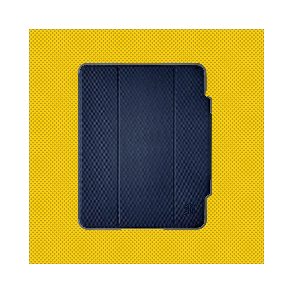 Etui STM Dux Plus Apple iPad 10.9 2022 (10. generacji) MIL-STD-810G Pencil charger (Midnight Blue)