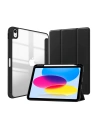 Kup Etui Crong PrimeFolio Apple iPad 10.9 2022 (10. generacji) Pencil charger (czarny/przezroczysty) - CRG544 - {ean13} - Sklep Home Screen