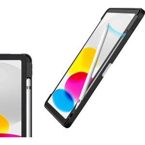 Kup Etui Crong PrimeFolio Apple iPad 10.9 2022 (a 10-a generație) încărcător pentru Pencil (negru/transparent) - CRG544 - {ean13} - Sklep Home Screen