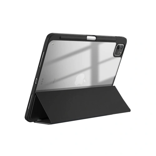 Kup Etui Crong PrimeFolio Apple iPad Air 10.9 2020/2022 (4, 5 gen) / iPad Pro 11 2021/2022 (3, 4 gen) / iPad Air 11 2024 (6. generáció) Pencil töltő (fekete/átlátszó) - CRG545 - {ean13} - Sklep Home Screen