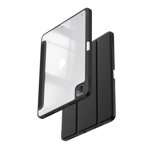 Kup Case Crong PrimeFolio Apple iPad Air 10.9 2020/2022 (4, 5 Gen) / iPad Pro 11 2021/2022 (3, 4 Gen) / iPad Air 11 2024 (6. Generation) Pencil-Ladegerät (schwarz/transparent) - CRG545 - {ean13} - Sklep Home Screen