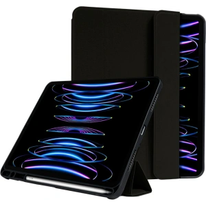 Kup Etui Crong FlexFolio Apple iPad Air 10.9 2020/2022 (4, 5 gen) / iPad Pro 11 2021/2022 (3, 4 gen) / iPad Air 11 2024 (6. generacji) Pencil holder (czarny) - CRG546 - {ean13} - Sklep Home Screen