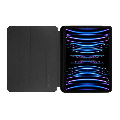 Kup Case Crong FlexFolio Apple iPad Air 10.9 2020/2022 (4, 5. Gen) / iPad Pro 11 2021/2022 (3, 4. Gen) / iPad Air 11 2024 (6. Generation) Stifthalter (schwarz) - CRG546 - {ean13} - Sklep Home Screen
