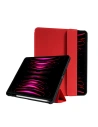 Case Crong FlexFolio für Apple iPad Air 10.9 2020/2022 (4., 5. Gen) / iPad Pro 11 2021/2022 (3., 4. Gen) / iPad Air 11 2024 (6. Generation) mit Stifthalter (rot)