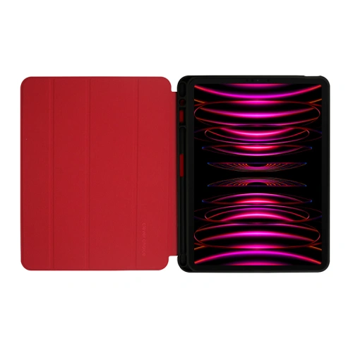 Kup Etui Crong FlexFolio Apple iPad Air 10.9 2020/2022 (4, 5 gen) / iPad Pro 11 2021/2022 (3, 4 gen) / iPad Air 11 2024 (6. generáció) Ceruza tartó (piros) - CRG547 - {ean13} - Sklep Home Screen