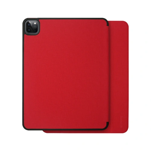 Kup Case Crong FlexFolio für Apple iPad Air 10.9 2020/2022 (4., 5. Gen) / iPad Pro 11 2021/2022 (3., 4. Gen) / iPad Air 11 2024 (6. Generation) mit Stifthalter (rot) - CRG547 - {ean13} - Sklep Home Screen