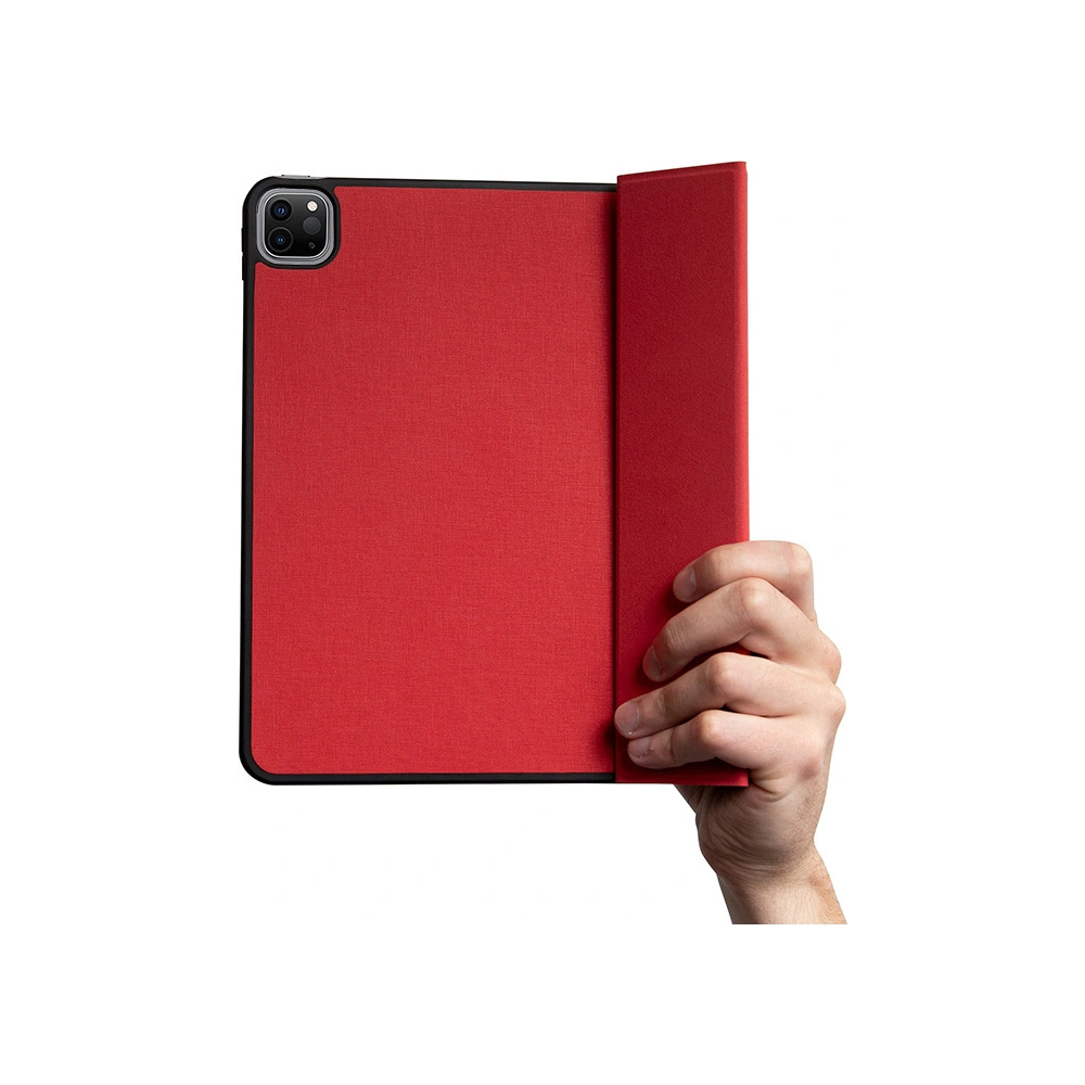 Etui Crong FlexFolio Apple iPad Air 10.9 2020/2022 (4, 5 gen) / iPad Pro 11 2021/2022 (3, 4 gen) / iPad Air 11 2024 (6. generacji) Pencil holder (czerwony)