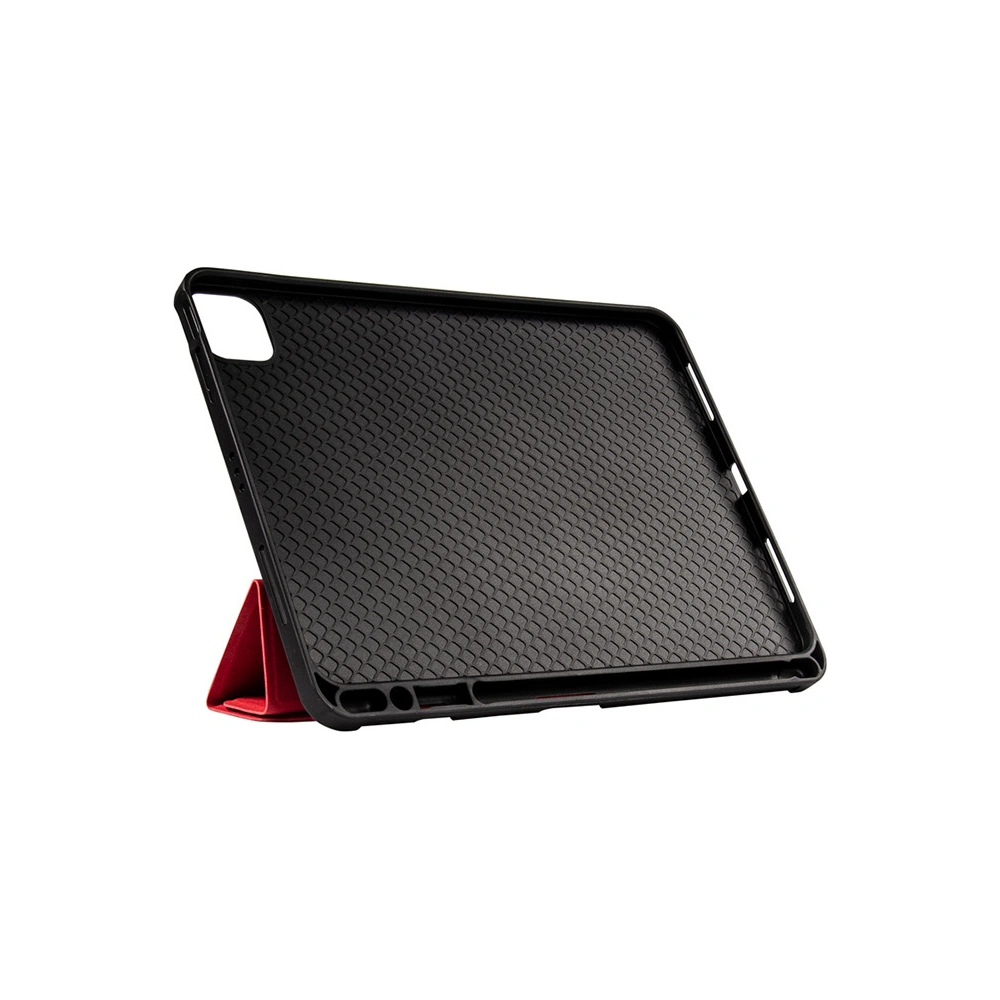 Etui Crong FlexFolio Apple iPad Air 10.9 2020/2022 (4, 5 gen) / iPad Pro 11 2021/2022 (3, 4 gen) / iPad Air 11 2024 (6. generacji) Pencil holder (czerwony)
