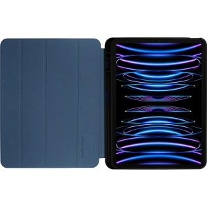 Kup Etui Crong FlexFolio Apple iPad Air 10.9 2020/2022 (4, 5 gen) / iPad Pro 11 2021/2022 (3, 4 gen) / iPad Air 11 2024 (6. generație) suport pentru creion (albastru) - CRG548 - {ean13} - Sklep Home Screen