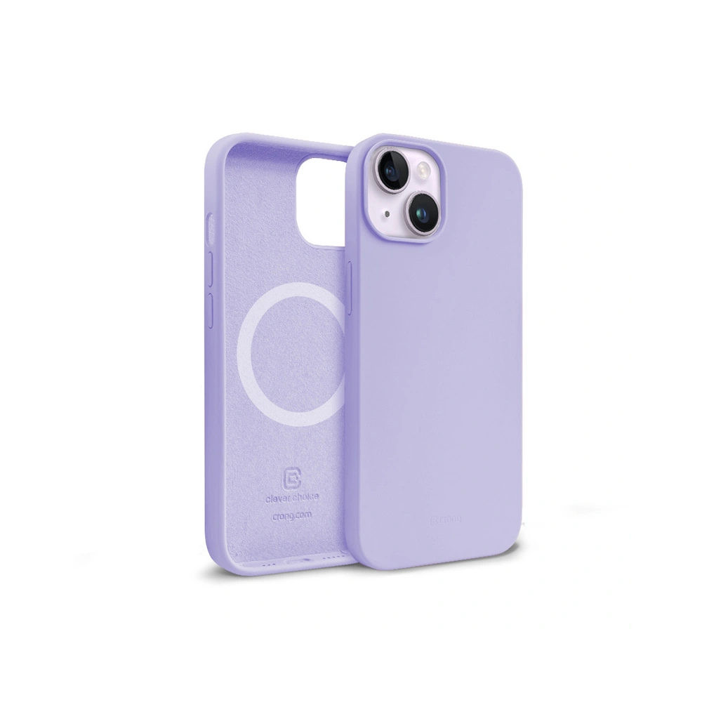 Etui Crong Color Cover Magnetic MagSafe Apple iPhone 14 Plus / 15 Plus (fioletowy)