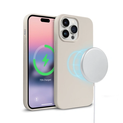Kup Etui Crong Color Cover Magnetic MagSafe Apple iPhone 14 Pro Max (beige stâncos) - CRG557 - {ean13} - Sklep Home Screen