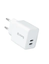 Kup Încărcătorul de rețea Crong Ultra Compact GaN 35W PD 3.0 2x USB-C (alb) - CRG559 - {ean13} - Sklep Home Screen