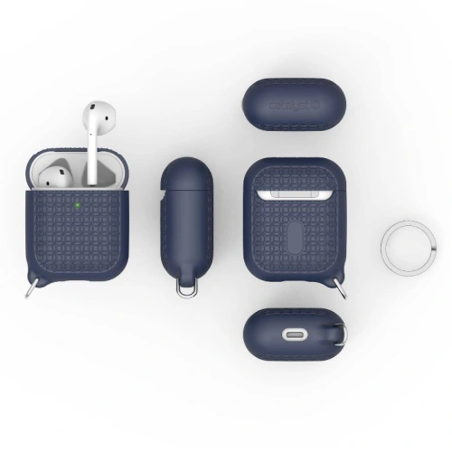 Kup Case Catalyst Schlüsselanhänger für Apple AirPods 2/1 in Navy Blau - CAT123 - {ean13} - Sklep Home Screen