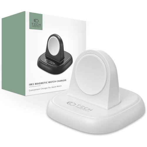 Kup Încărcător fără fir Tech-Protect QI3W-IW2 Încărcător wireless Apple Watch Alb - THP1682 - {ean13} - Sklep Home Screen
