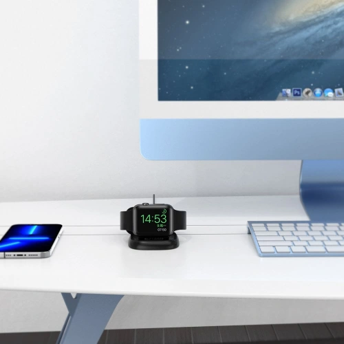 Kup Încărcător fără fir Tech-Protect QI3W-IW2 Încărcător wireless Apple Watch Alb - THP1682 - {ean13} - Sklep Home Screen