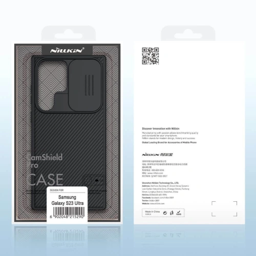 Kup Etui Nillkin Camshield Pro Samsung Galaxy S23 Ultra Fekete - NLK927 - {ean13} - Sklep Home Screen