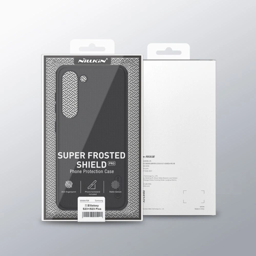 Kup Case Nillkin Frosted Shield Pro Samsung Galaxy S23+ Plus Schwarz - NLK929 - {ean13} - Sklep Home Screen