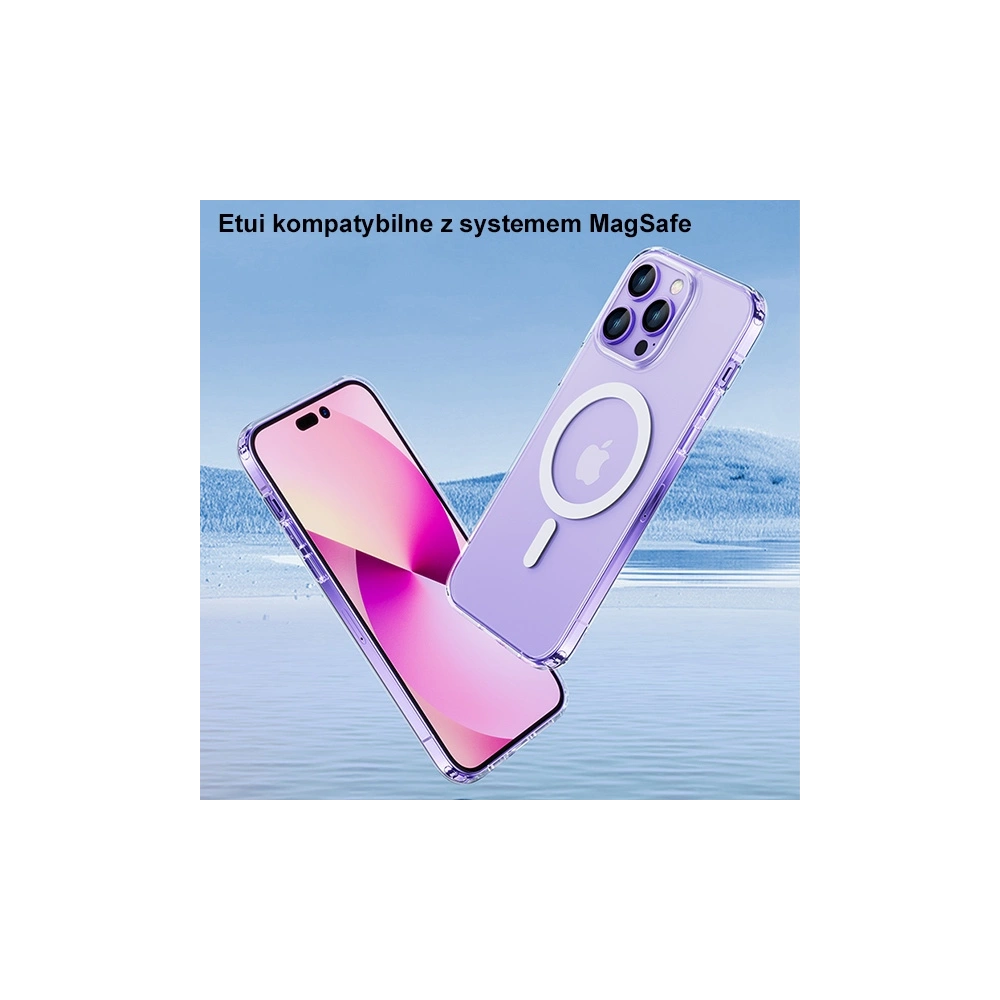 Etui USAMS Ice Magnet Apple iPhone 14 Plus / 15 Plus transparent (US-BH801)