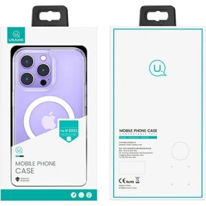 Etui USAMS Ice Magnet Apple iPhone 14 Plus / 15 Plus transparent (US-BH801)