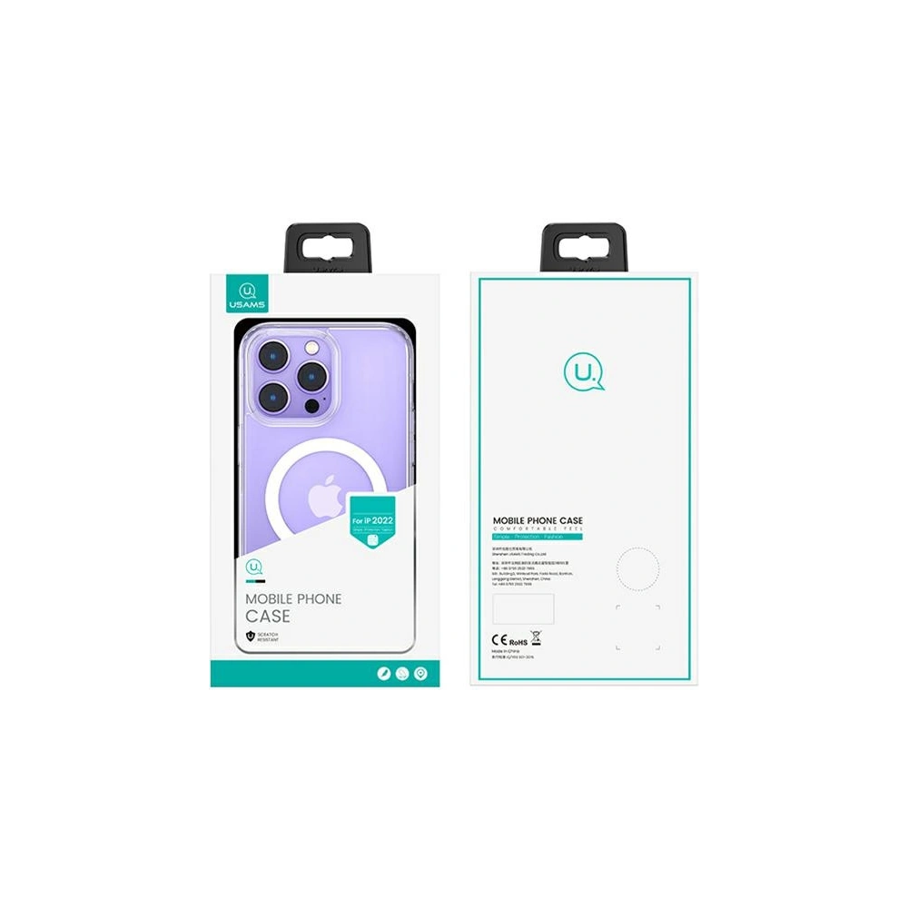 Etui USAMS Ice Magnet Apple iPhone 14 Plus / 15 Plus transparent (US-BH801)