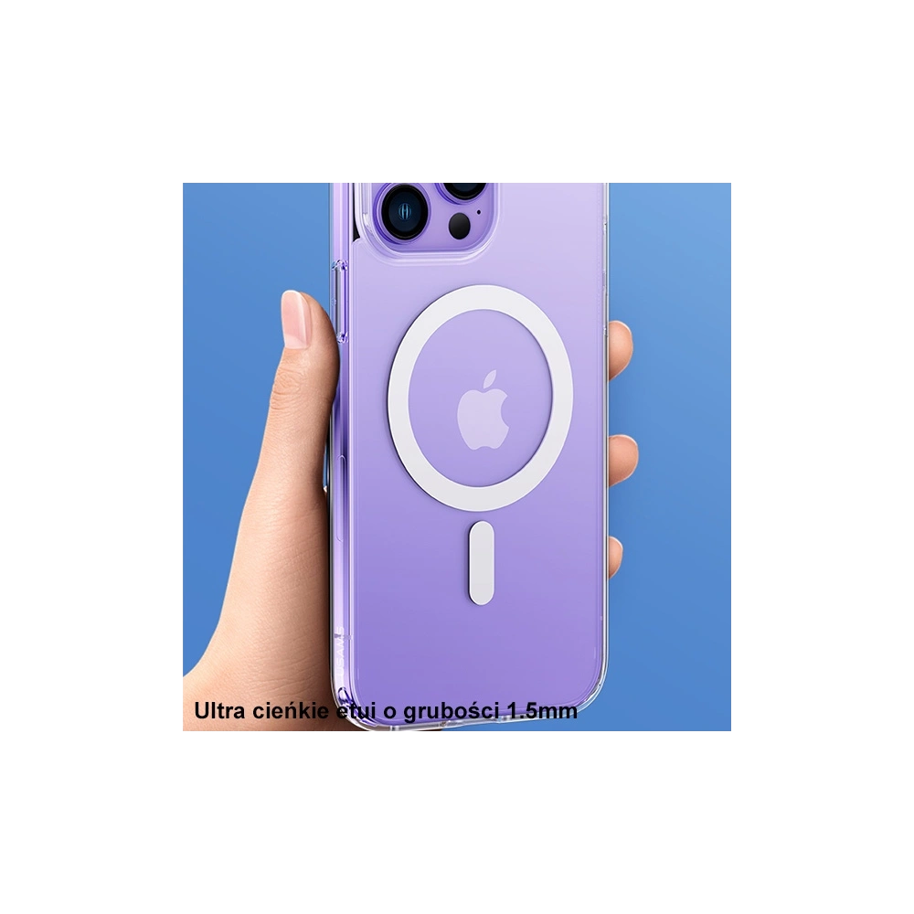 Etui USAMS Ice Magnet Apple iPhone 14 Pro transparent (US-BH800)