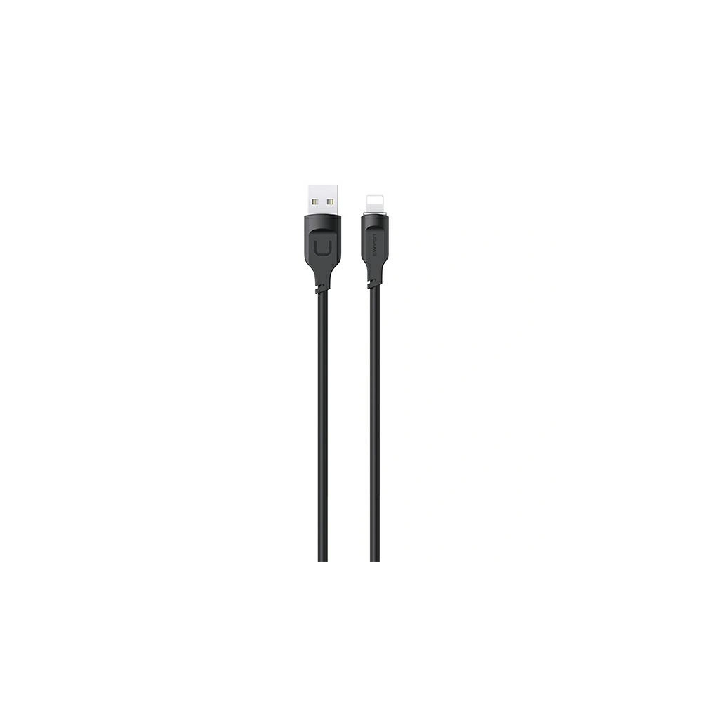 Kabel USAMS Lithe Series USB/Lightning Fast Charging 2,4A 1,2m czarny/black (US-SJ565)