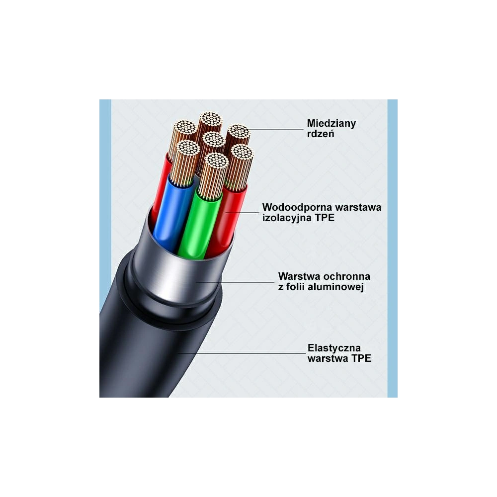 Kabel USAMS Lithe Series USB/Lightning Fast Charging 2,4A 1,2m czarny/black (US-SJ565)